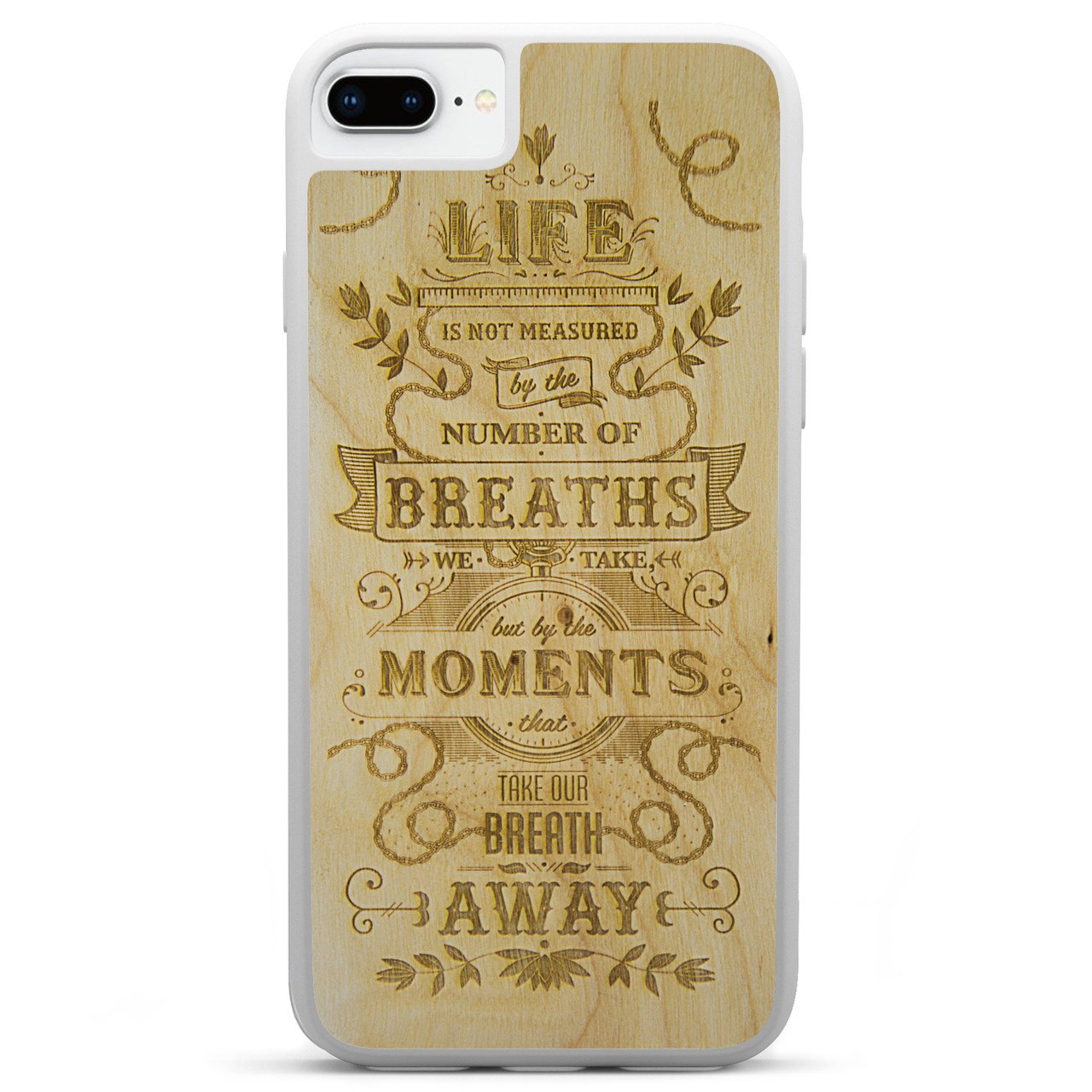 "The Meaning of Life" Wooden Phone Case