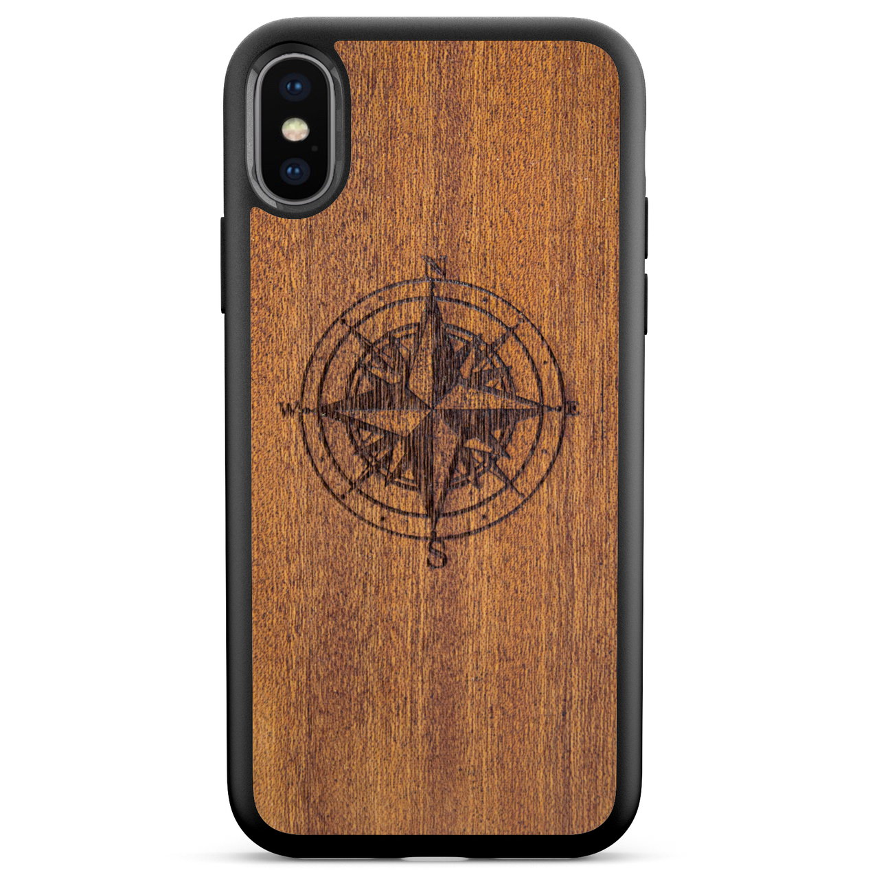 "Compass" Wooden Phone Case