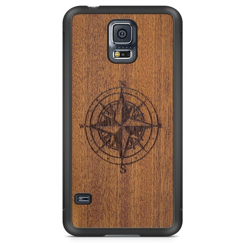 "Compass" Wooden Phone Case