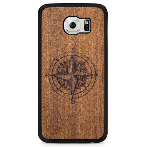 "Compass" Wooden Phone Case