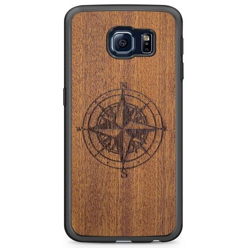 "Compass" Wooden Phone Case