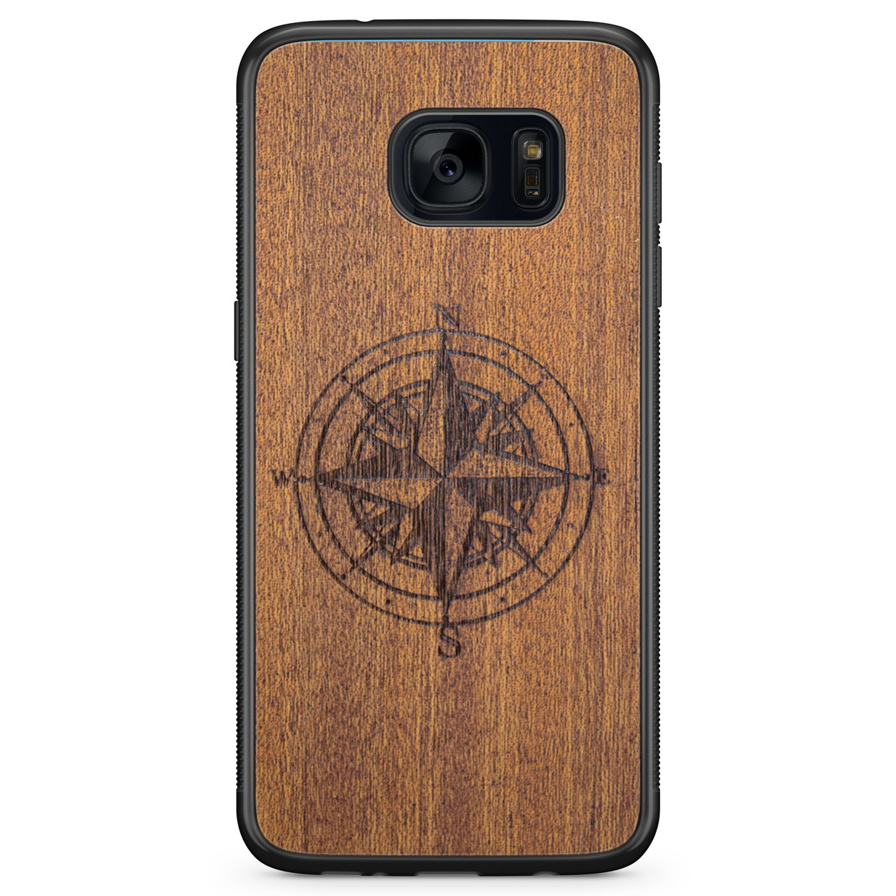 "Compass" Wooden Phone Case
