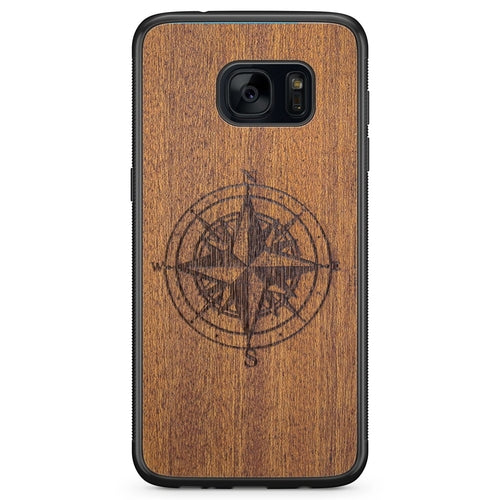 "Compass" Wooden Phone Case