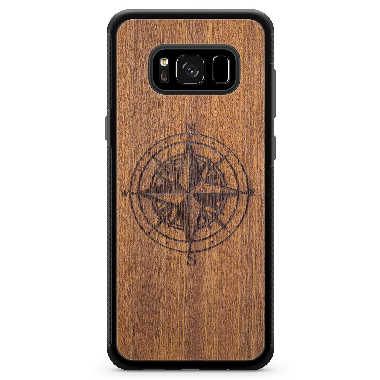 "Compass" Wooden Phone Case