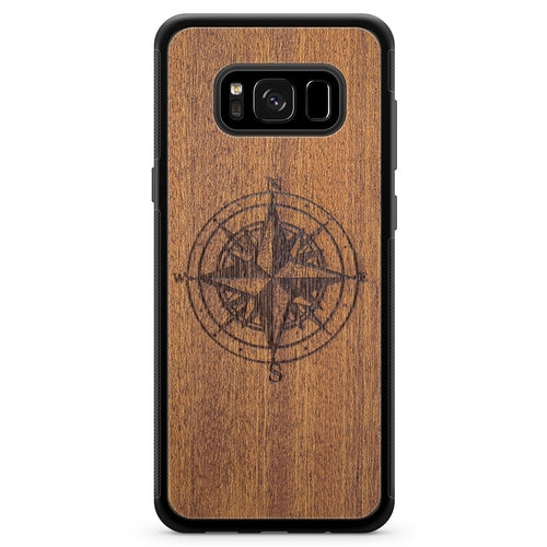 "Compass" Wooden Phone Case