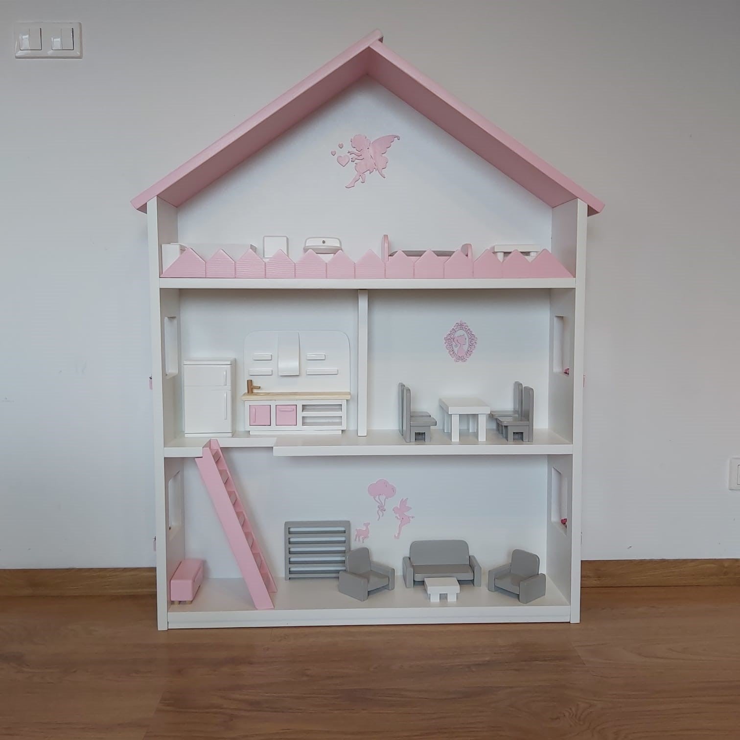 Wooden Dollhouse - 