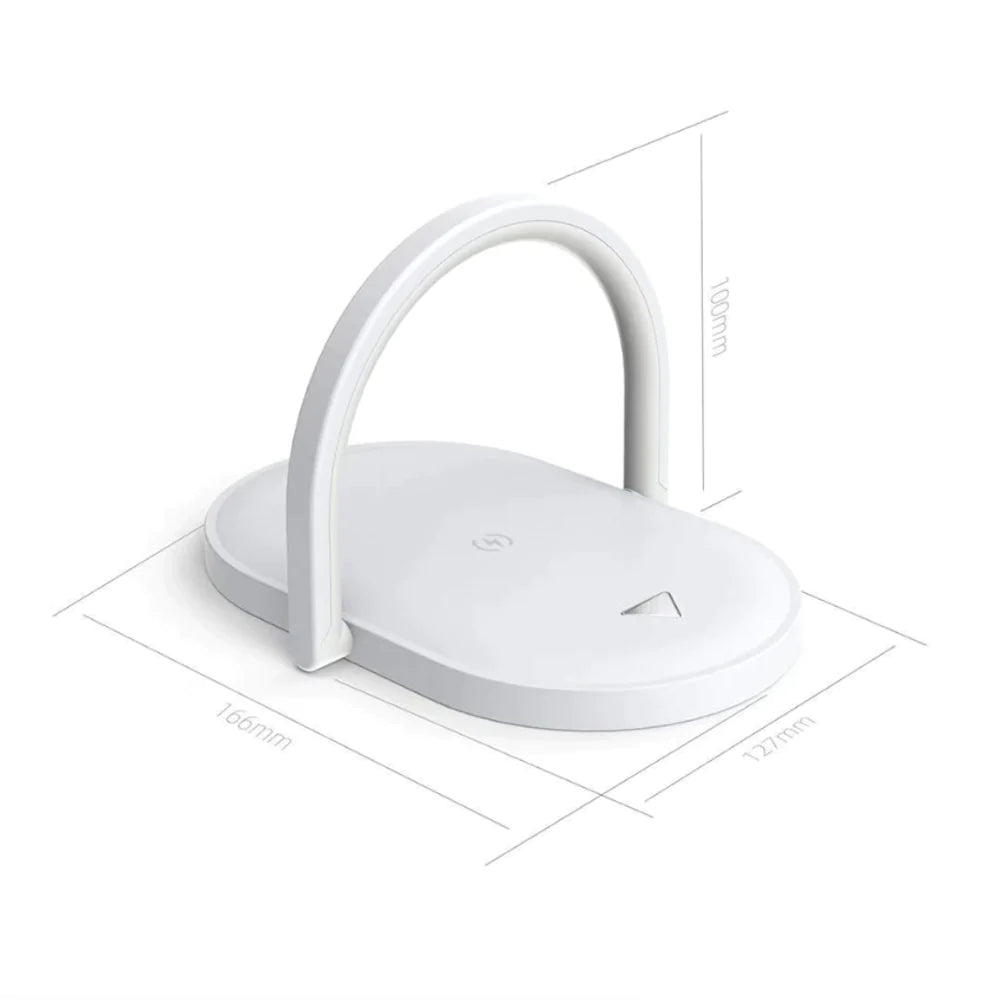 Multi-Function Wireless Phone Charger With Adjustable LED Light