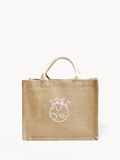 "Earth" Reusable Gift Bag / Holiday Bag