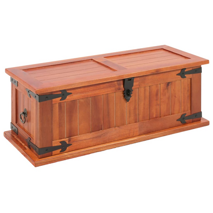 Solid Acacia Wood Storage Chests (3-Piece Set)