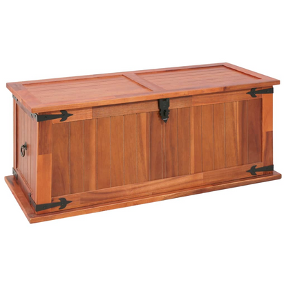 Solid Acacia Wood Storage Chests (3-Piece Set)