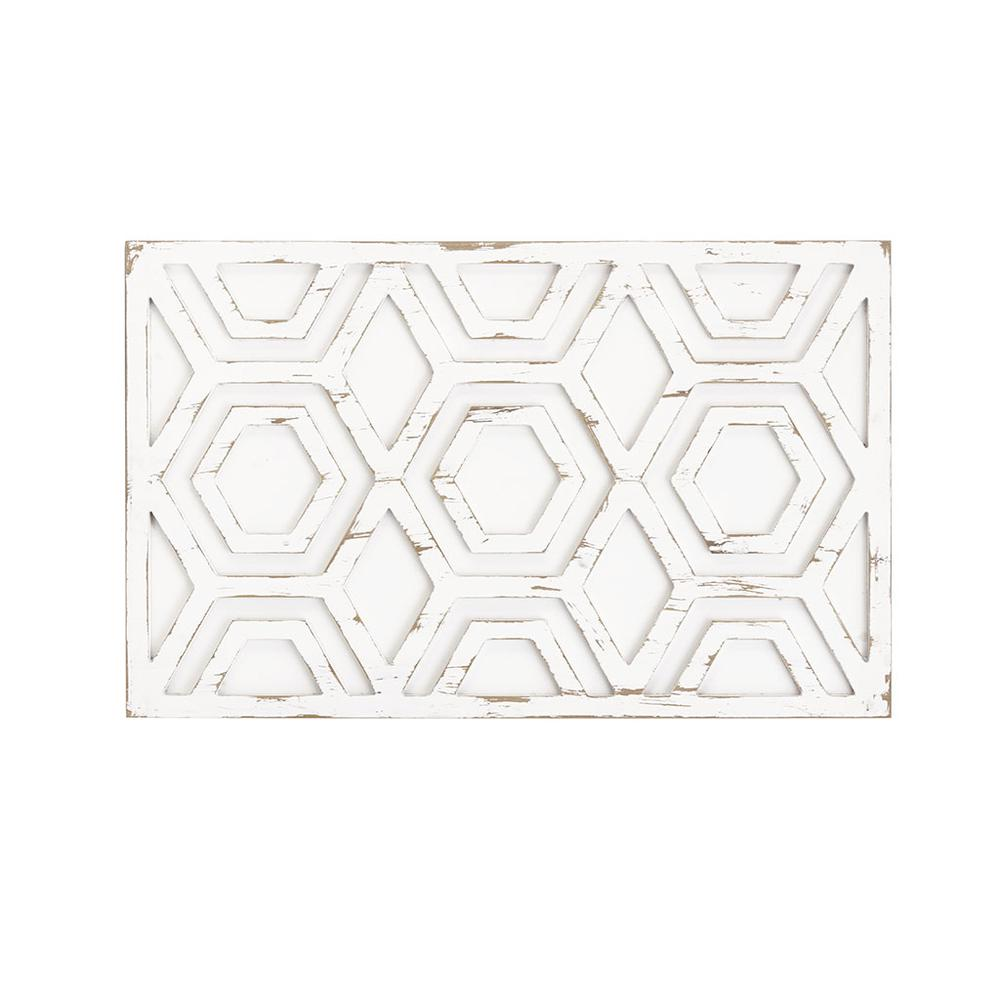 Ralston Wood Wall Art (White) Home Décor