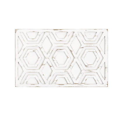 Ralston Wood Wall Art (White) Home Décor