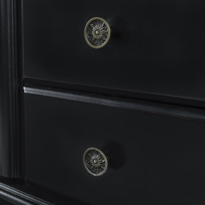 Ebony-Finished Jewelry Armoire