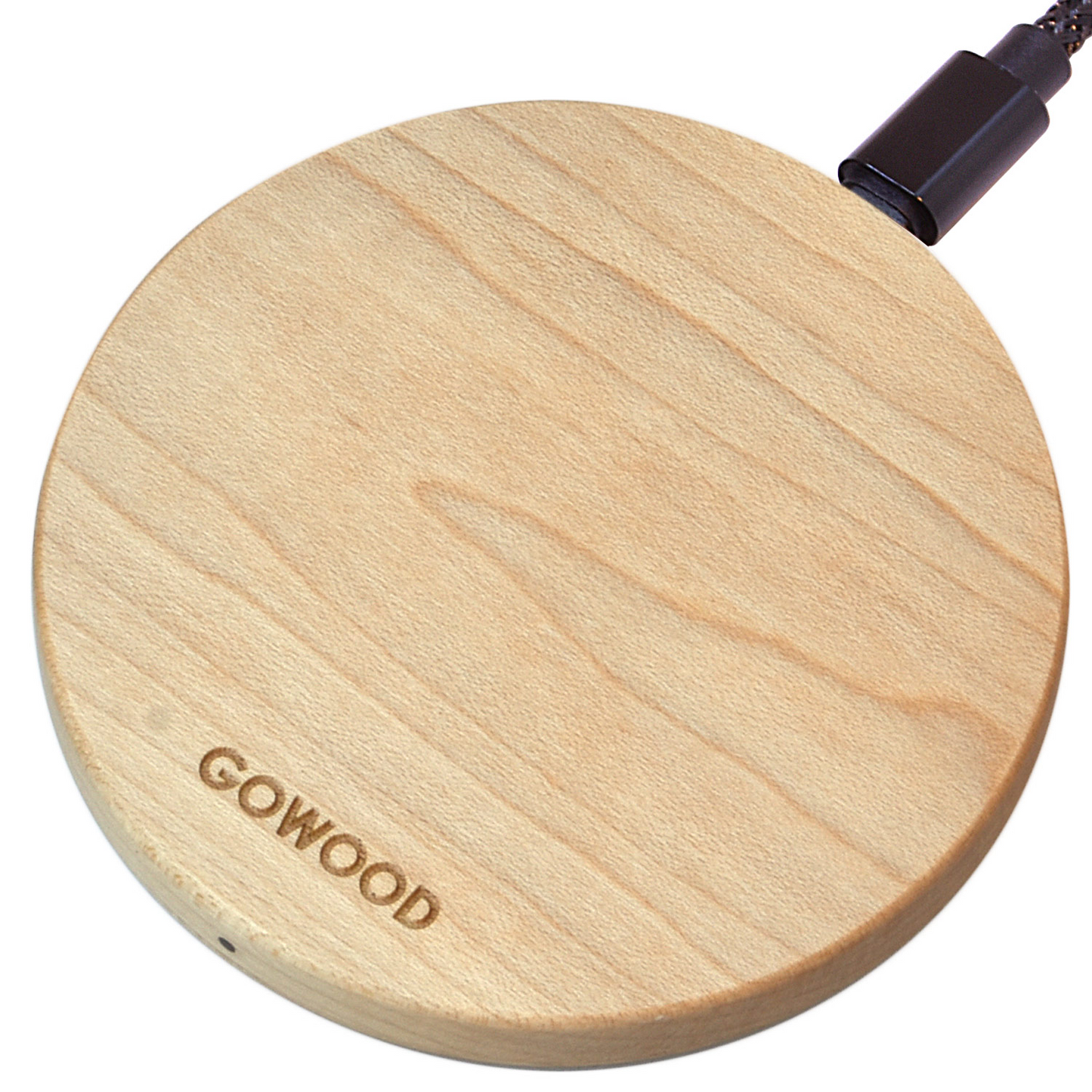 15W Fast Wireless Charger (Maple Wood)