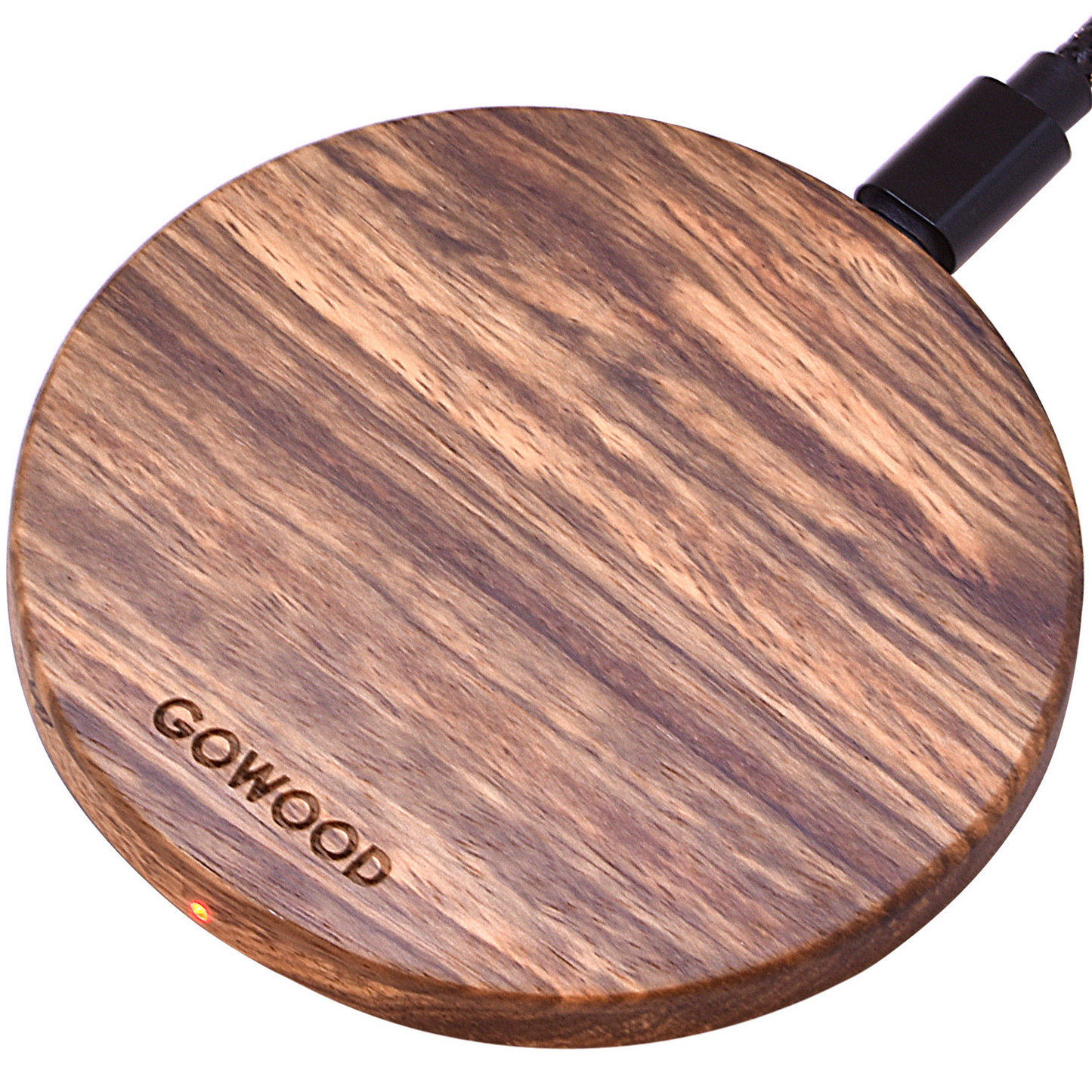 15W Fast Wireless Charger (Zebra Wood)