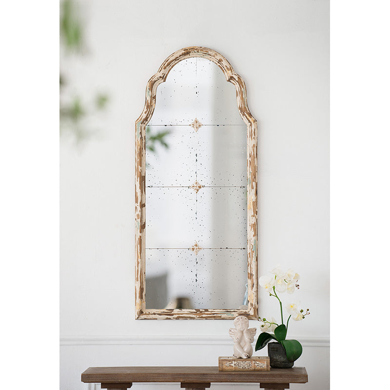 Large Cream & Gold Framed Wall Mirror