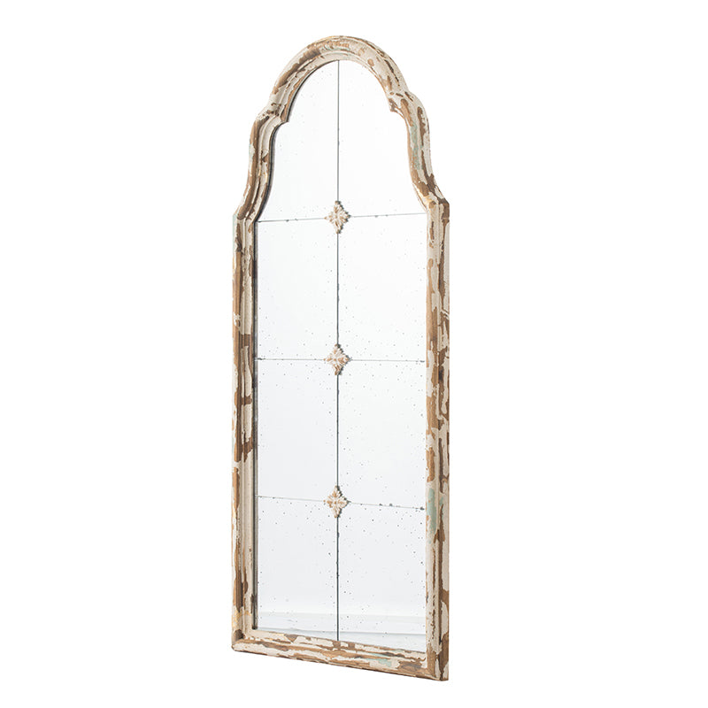 Large Cream & Gold Framed Wall Mirror