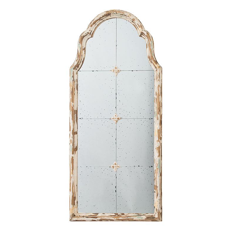 Large Cream & Gold Framed Wall Mirror