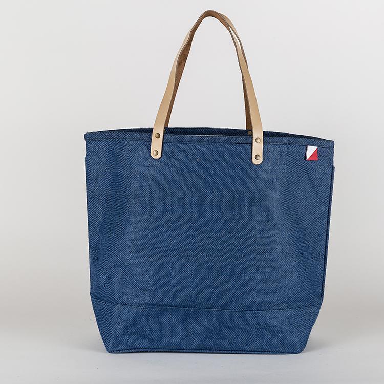 Big Tote Bags / Multi-Purpose Bag (Dark Blue / Light Green)