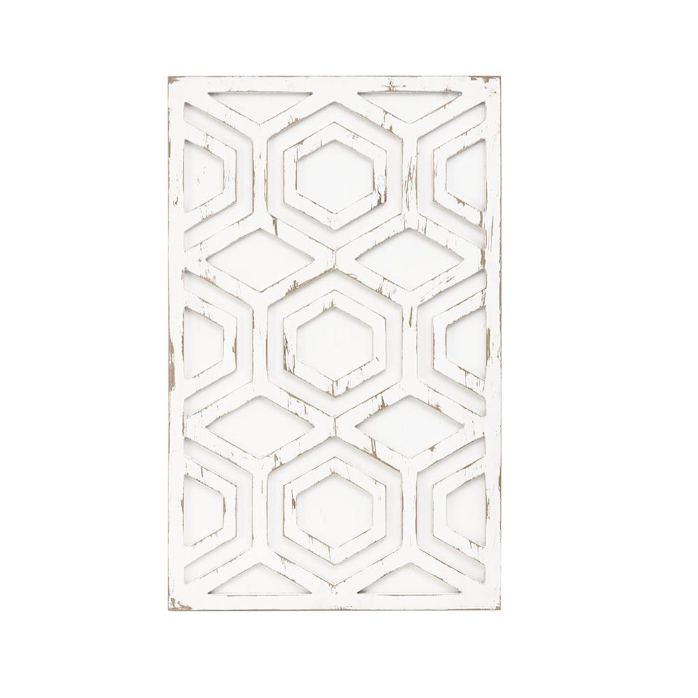 Ralston Wood Wall Art (White) Home Décor