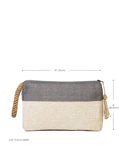 Gray Clutch / Purse