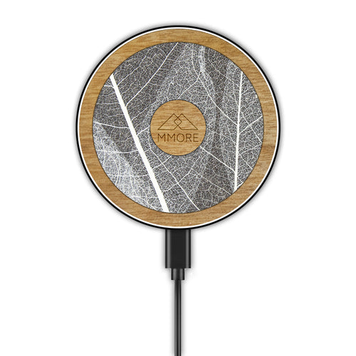 15W Fast Wireless Charger (Organic and Wood Materials)