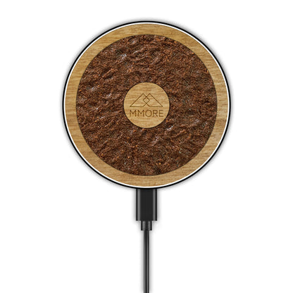 15W Fast Wireless Charger (Organic and Wood Materials)