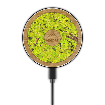 15W Fast Wireless Charger (Organic and Wood Materials)