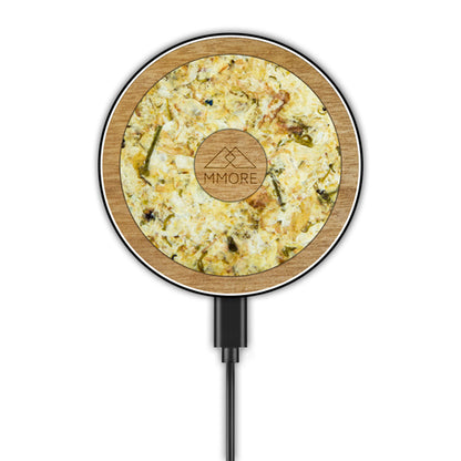 15W Fast Wireless Charger (Organic and Wood Materials)