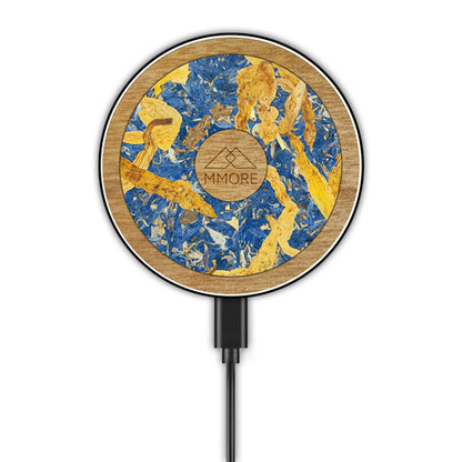 15W Fast Wireless Charger (Organic and Wood Materials)