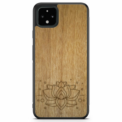 "Lotus Flower" Wooden Phone Case