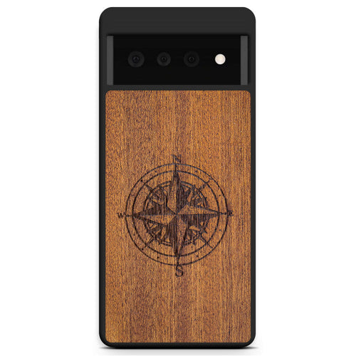 "Compass" Wooden Phone Case
