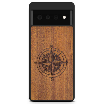 "Compass" Wooden Phone Case