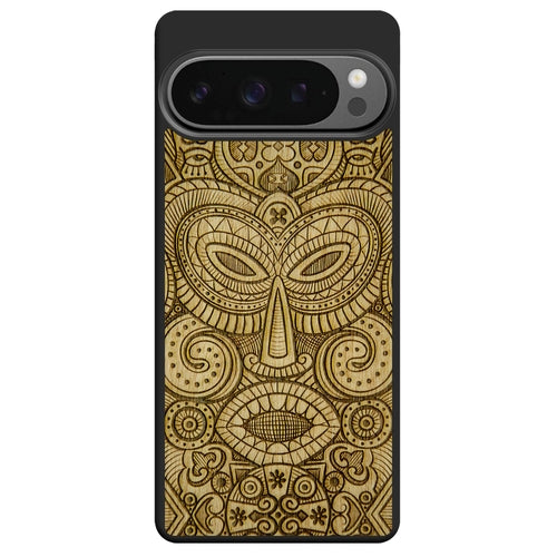 "Tribal Mask" Wooden Phone Case