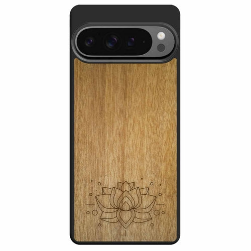 "Lotus Flower" Wooden Phone Case