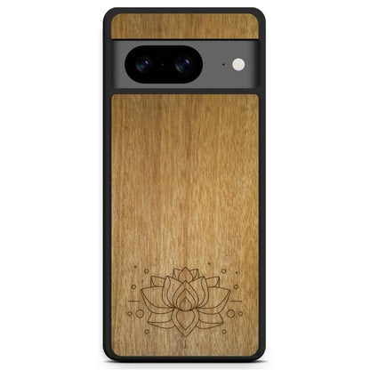 "Lotus Flower" Wooden Phone Case