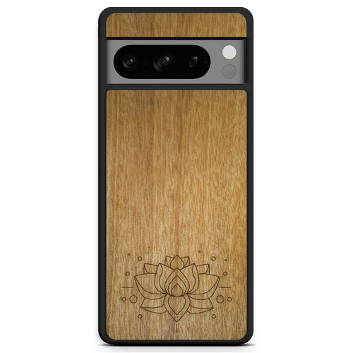 "Lotus Flower" Wooden Phone Case