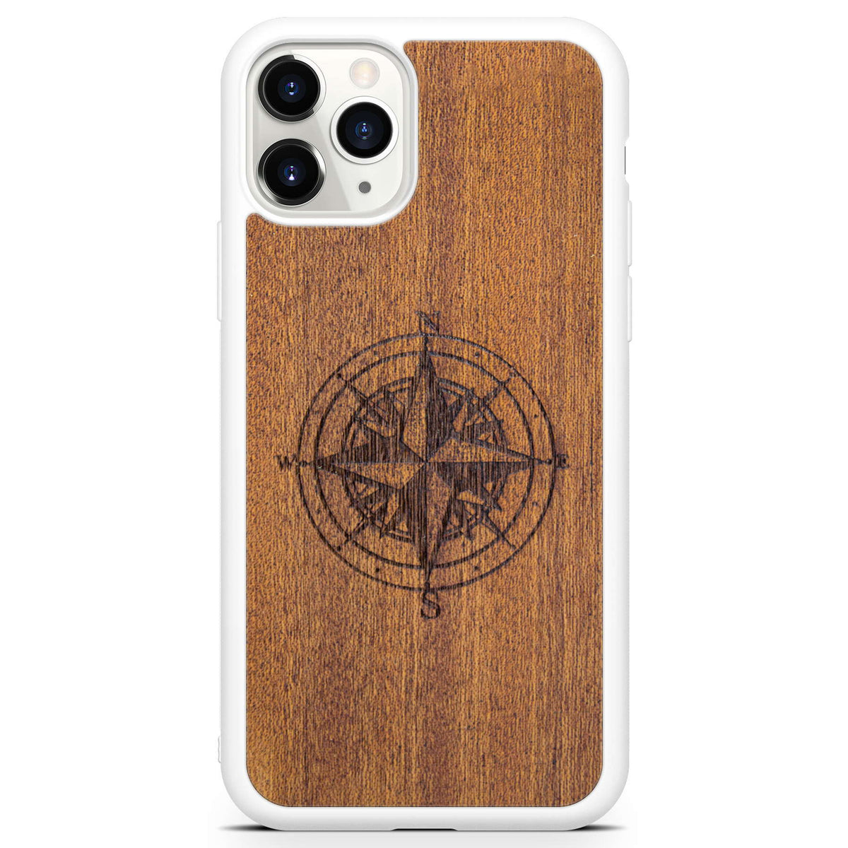 "Compass" Wooden Phone Case
