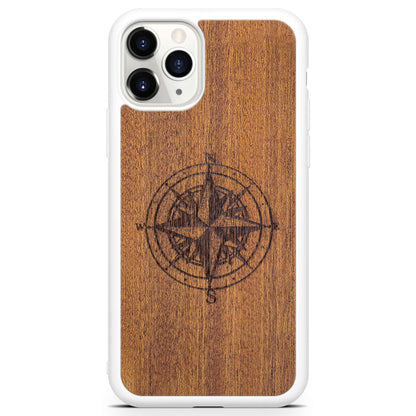 "Compass" Wooden Phone Case