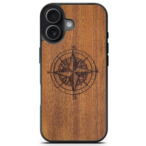 "Compass" Wooden Phone Case