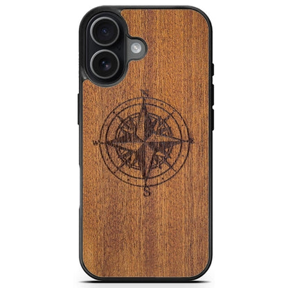 "Compass" Wooden Phone Case