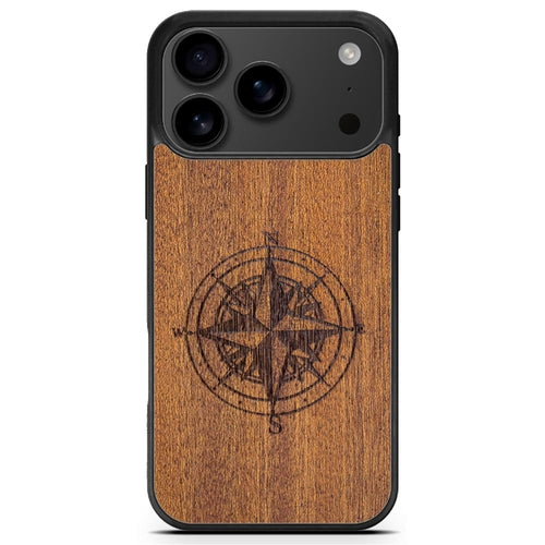 "Compass" Wooden Phone Case