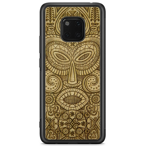 "Tribal Mask" Wooden Phone Case