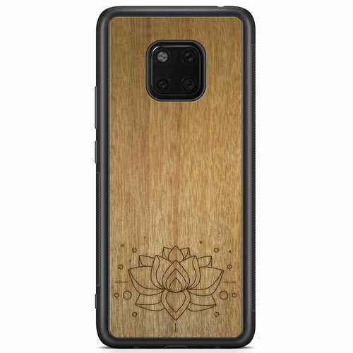 "Lotus Flower" Wooden Phone Case