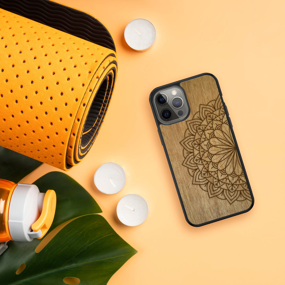 "Mandala" Wooden Phone Case
