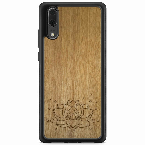 "Lotus Flower" Wooden Phone Case