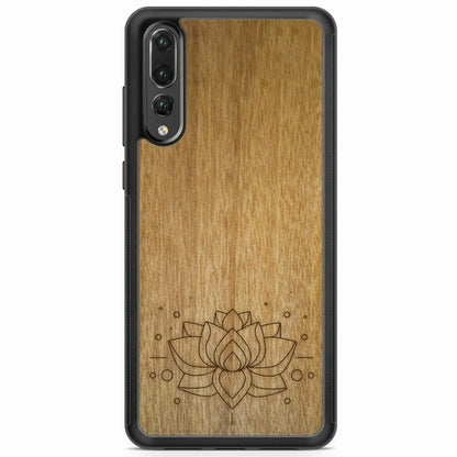 "Lotus Flower" Wooden Phone Case