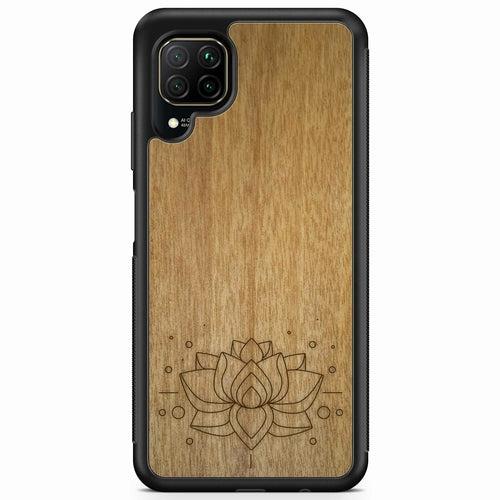 "Lotus Flower" Wooden Phone Case