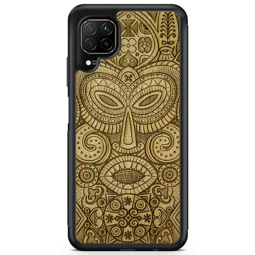 "Tribal Mask" Wooden Phone Case