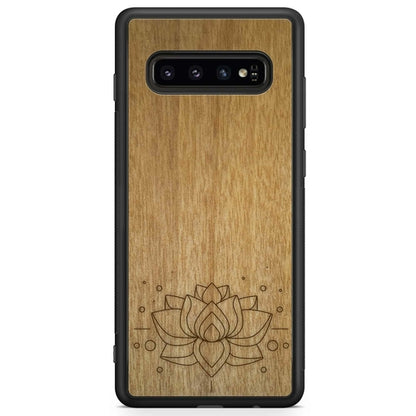 "Lotus Flower" Wooden Phone Case